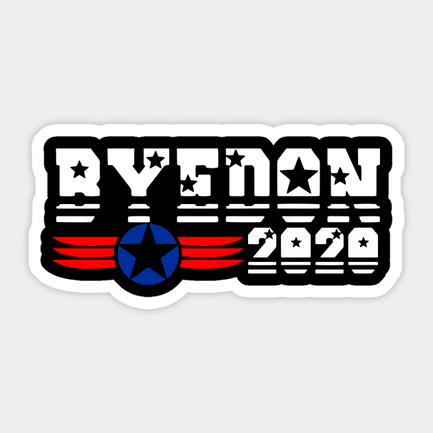 Byedon 2020 Vote Blue For American Sticker by Pastel Potato Shop